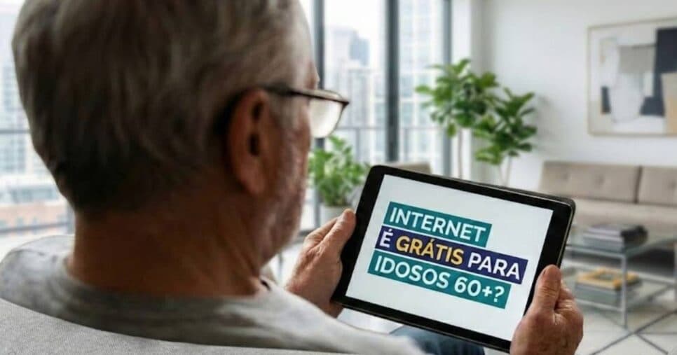 Internet é grátis para idosos 60+? Informe revela a verdade