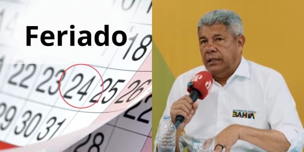 Feriado é confirmado na terça (24) em cidade da BA na gestão de Jerônimo Rodrigues