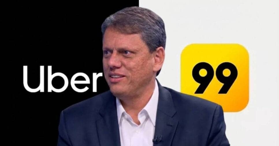 Lei sancionada por Tarcísio está em vigor em SP com 4 obrigações na Uber e 99