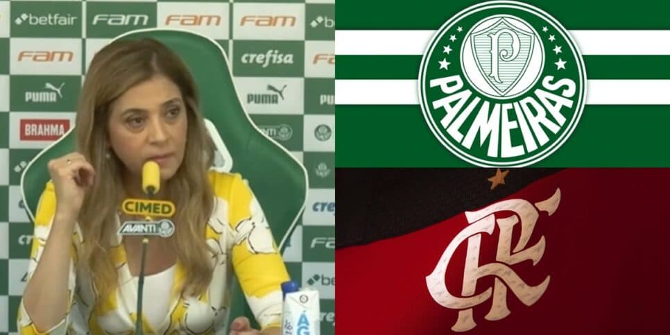 Leila disputa com o Flamengo a contratação de meio-campista de R$ 180M para reforçar o Palmeiras de Abel