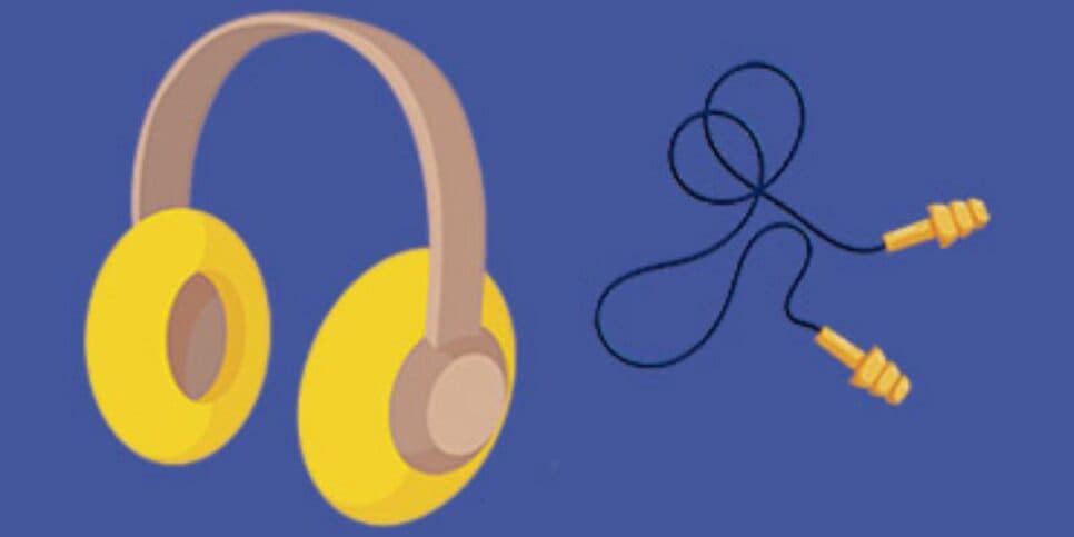 Alguns tipos de protetores auriculares (Reprodução: Divulgação)