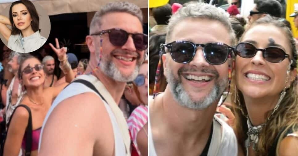 Vivendo nova relação, Lucas Lima, ex de Sandy, é flagrado beijando outra