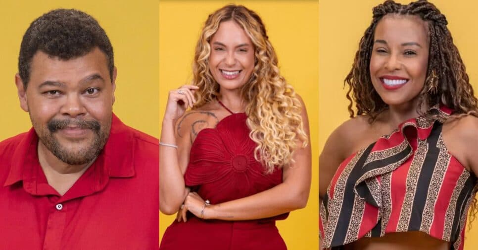 Babu, Sarah Andrade e Sol Vega estão no paredão do BBB26 (Foto: Reprodução/ Internet)