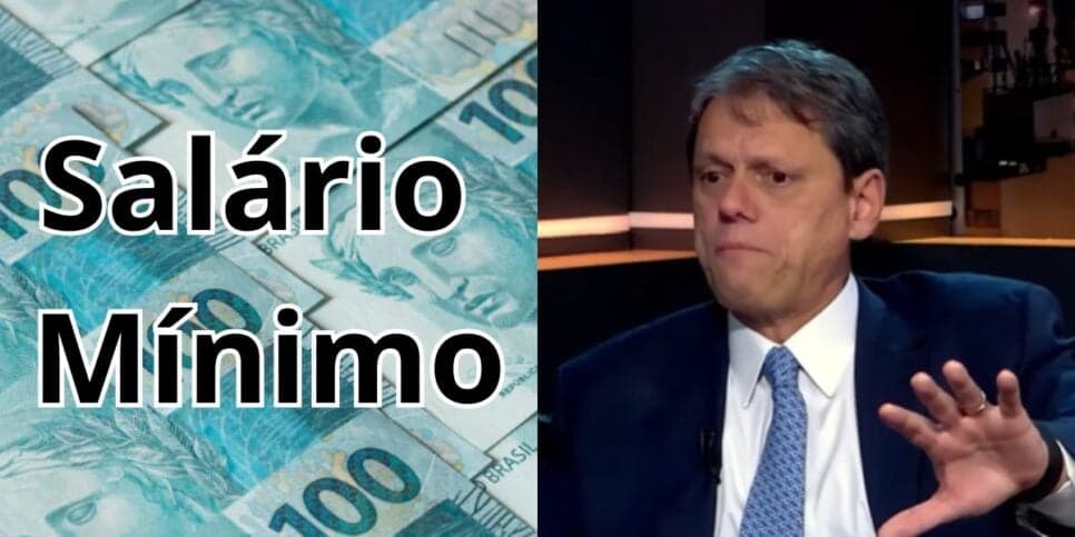 Tarcísio reajustou salário mínimo em 10% em SP: Quem ganha R$1804?