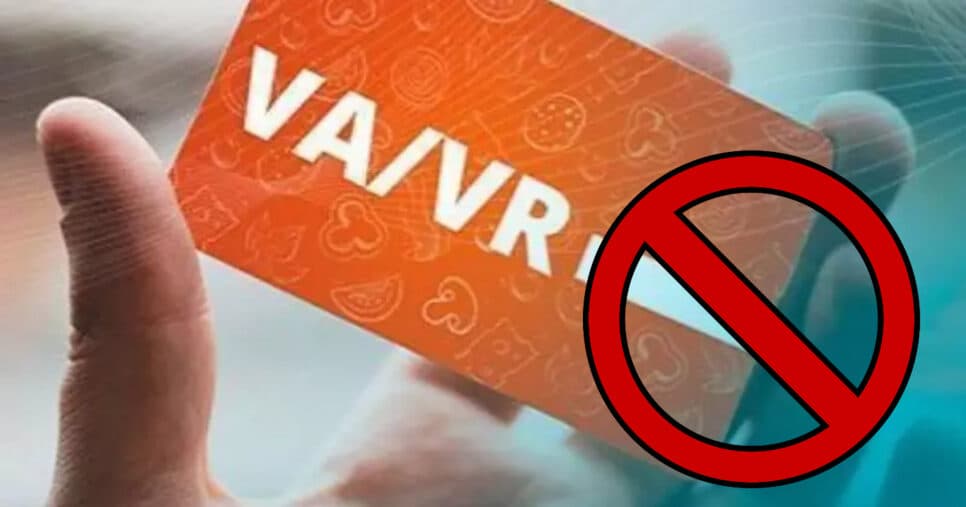 Nada de VR e VA: Lei trabalhista traz suspensão dos benefícios aos CLT que fazem isso