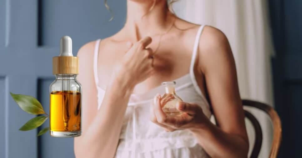 Cheirosa o dia todo: Como potencializar seu perfume usando óleo natural (Foto Reprodução/Montagem/TV Foco/Canva/Paola)