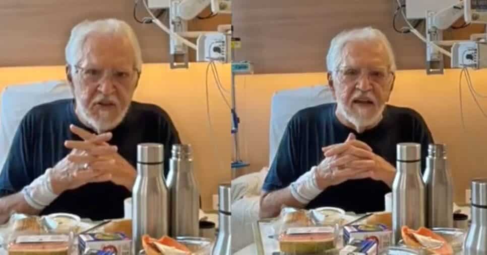 Carlos Alberto em hospital (Foto: Reprodução / Instagram)