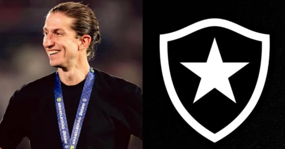 Filipe Luís é aprovado como novo treinador do Botafogo horas após demissão de Anselmi hoje (22)
