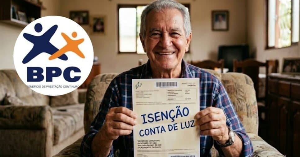 Guia para solicitar: Como idosos do BPC garantem isenção conta de luz em 2026