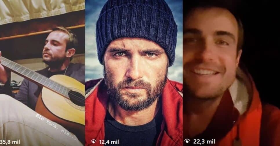 Cliques recentes do Max Fercondini (Foto Reprodução/Montagem/Instagram/@Max Fercondini)