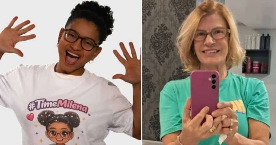 Mile Moreira, irmã de Milena, e Marlene Verruck, mãe de Jonas (Fotos: Reproduções / Instagram)