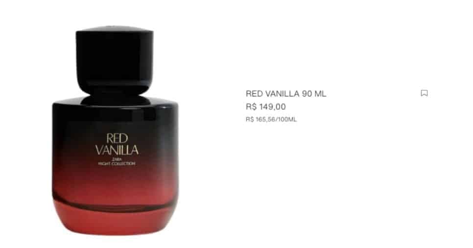 Perfume Red Vanilla (Foto: Zara) 