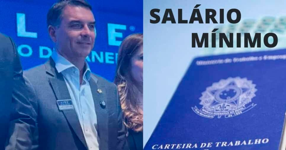 Flávio Bolsonaro dará fim ao salário mínimo? Veja a verdade hoje 19/03