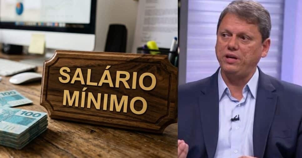 Tarcísio de Freitas ciente e +46% em 4 anos: Novo valor do salário mínimo em SP tem aumento expressivo