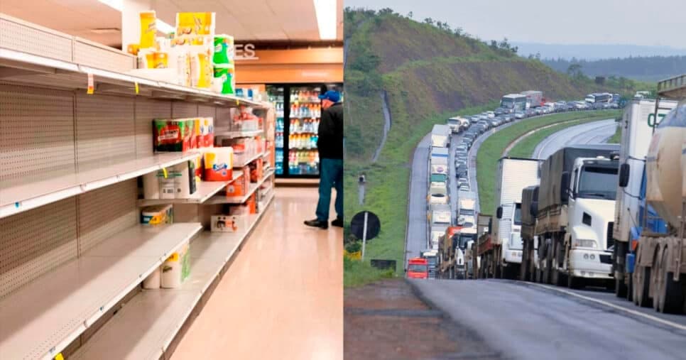 Supermercados esvaziados pela greve dos caminhoneiros? Atualização chega hoje (20/03)