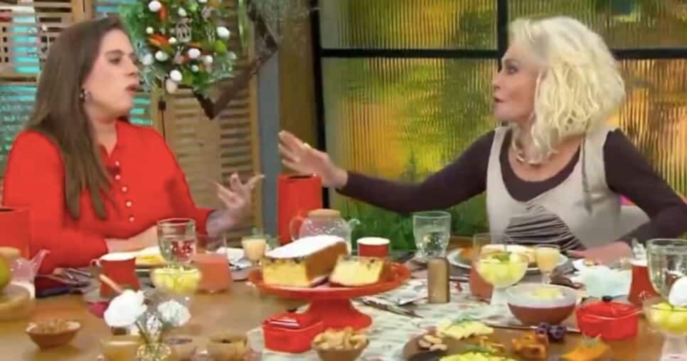 Ana Maria corta Tati Machado ao vivo e jornalista levanta para se despedir: “Não é da sua conta”