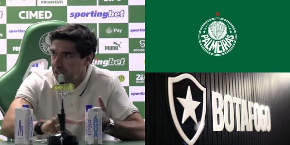 Leila aprova e Abel prepara rasteira no Botafogo com dupla de R$600M no Palmeiras hoje (18)