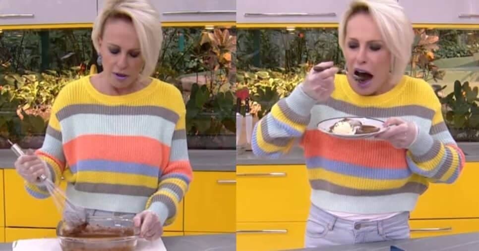 Como fazer bolo molhadinho e delicioso da Ana Maria Braga de microondas em 1 minuto