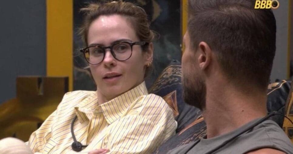 Ilustração Ana Paula Renault e Jonas no BBB26