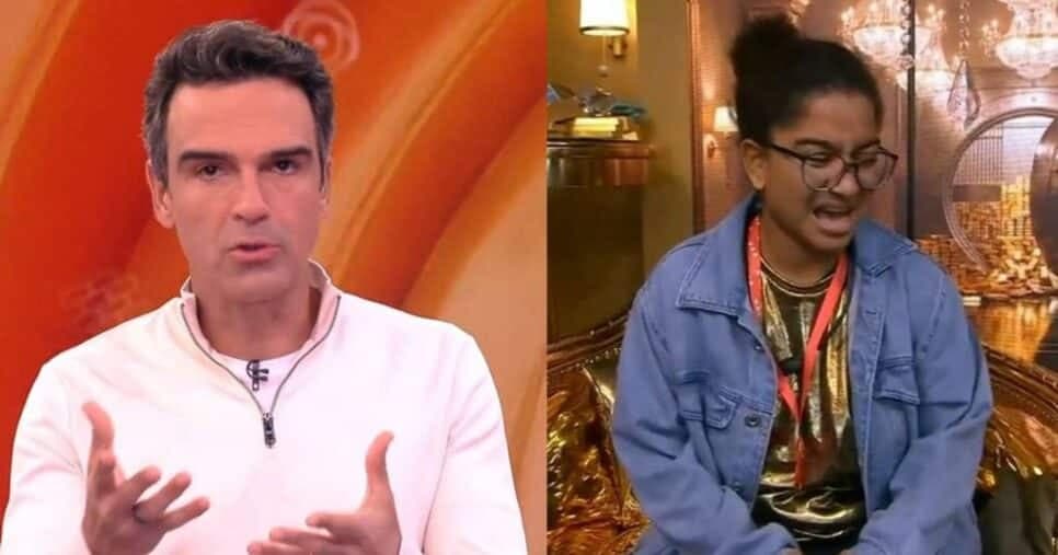 Tadeu dá recado chocante, ao vivo, do que a produção foi obrigada a fazer com Milena e web detona