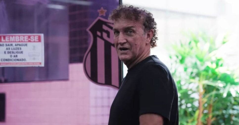 Ilustração Cuca, treinador do Santos