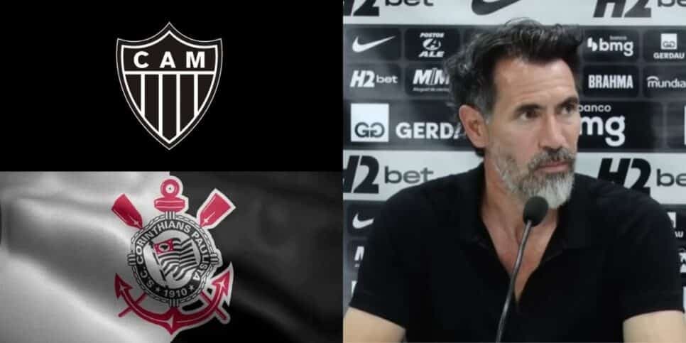 Atacante de R$25M do Corinthians pode virar reforço para Eduardo Dominguez no Atlético-MG