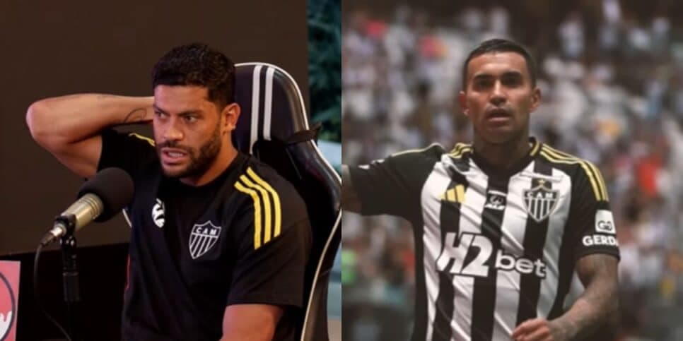 Hulk e Dudu titulares pelo Atlético-MG contra o São Paulo (Reprodução: Charla Podcast / Youtube)