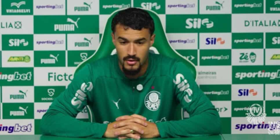 Jefté deve assumir a titularidade no Palmeiras (Reprodução: Youtube)