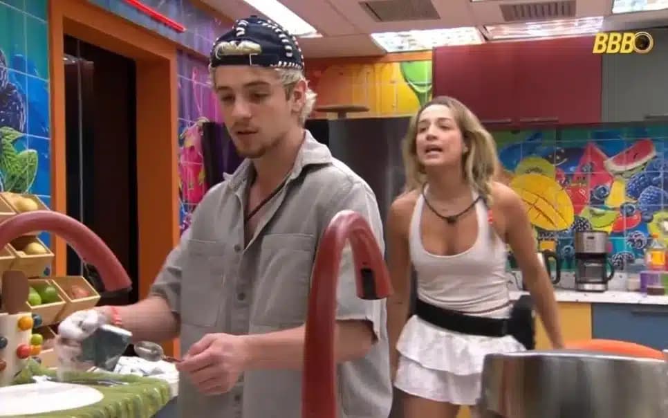 Juliano e Samira no BBB26 (Foto: Reprodução/ Internet)