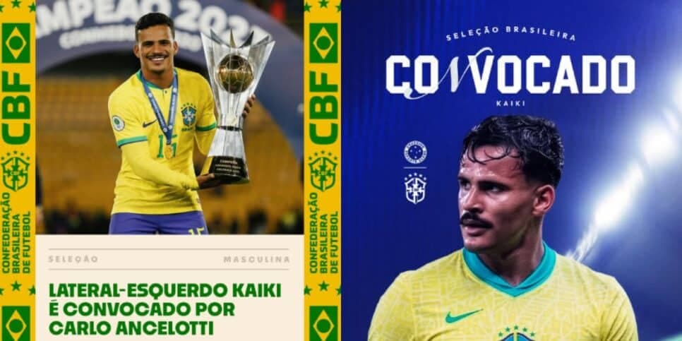 Kaiki Bruno convocado para seleção brasileira (Reprodução: Instagram)