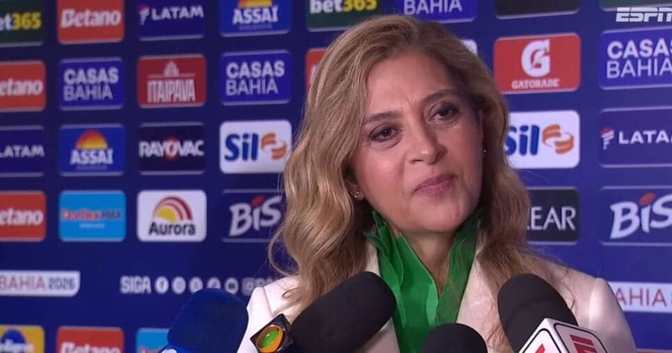 Leila Pereira presidente do Palmeiras (Foto: Reprodução/YouTube)