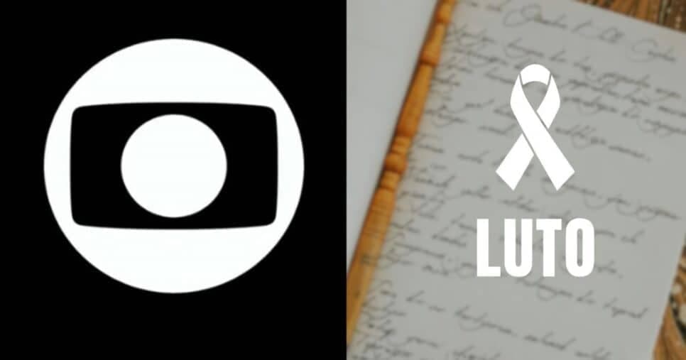 Luto: Jornal da Globo comunica morte de artista e traz carta de condolências hoje 05/03