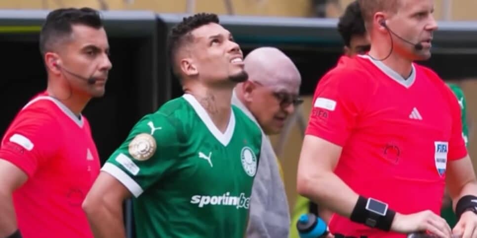 Paulinho no Palmeiras (Reprodução: Ge/ Youtube)