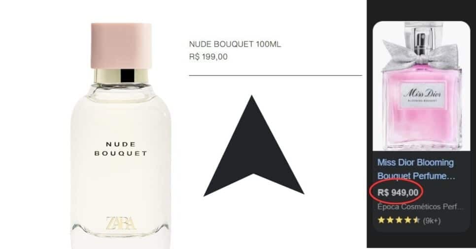 Nude Bouquet (Foto Reprodução/Montagem/TV Foco/Zara/Google Shopping)