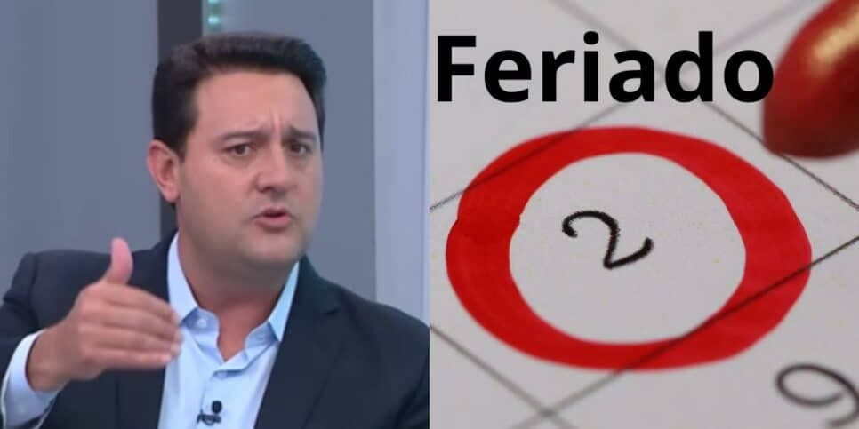 Ratinho Jr. ciente: Feriado é confirmado quinta (2) em cidade do PR