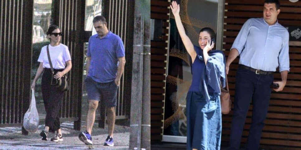 Outros flagras de Renata Vasconcellos e Miguel Athayde (Reprodução: Dan Delmiro / AgNews)