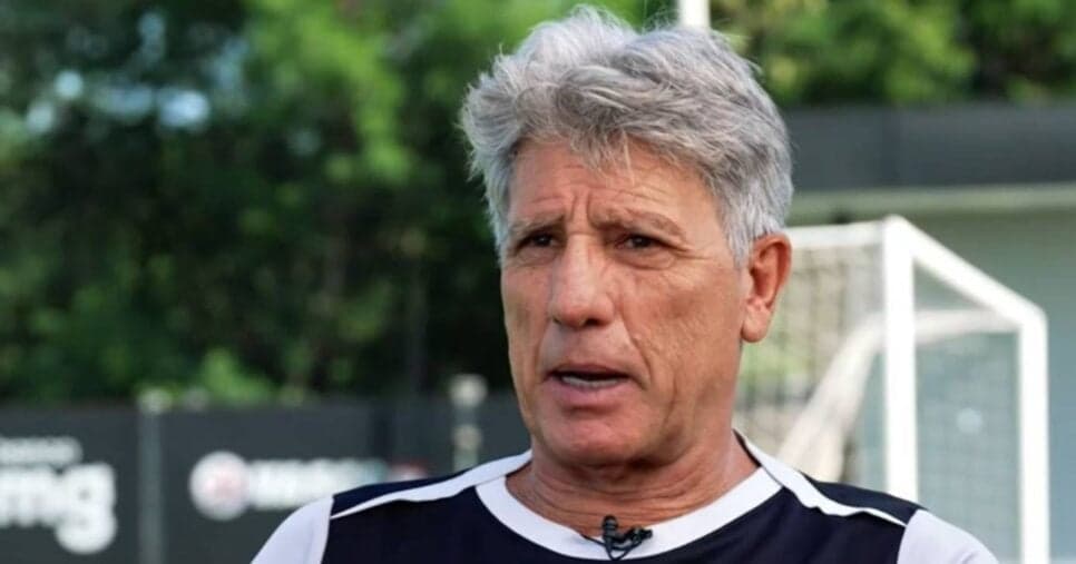 Ilustração Renato Gaúcho, treinador do Vasco