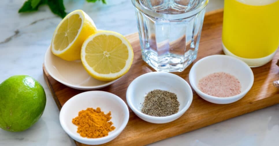 Limão e mais: Basta um shot matinal todos os dias para limpar o corpo de dentro pra fora