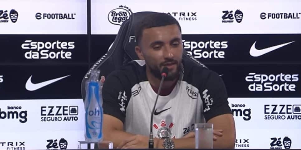 Zakaria tem apenas 9 minutos em campo pelo Corinthians (Reprodução: Youtube)