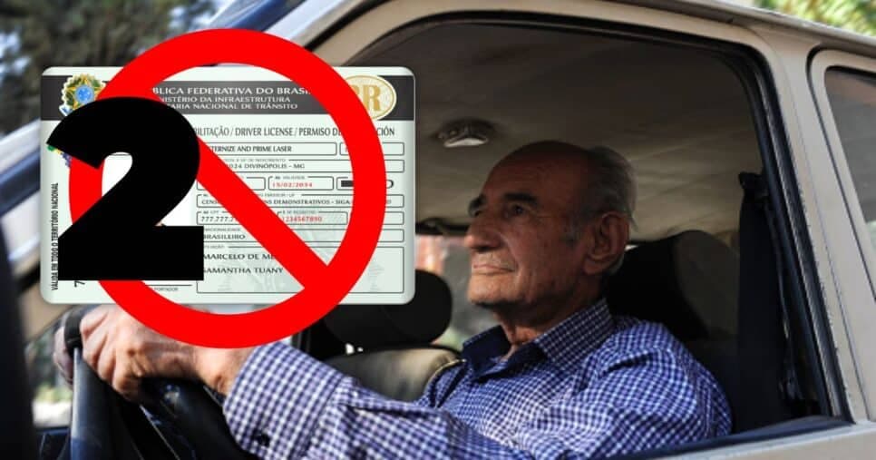 Atenção motoristas: 2 proibições que atingem idosos 60+ na hora de renovar a CNH