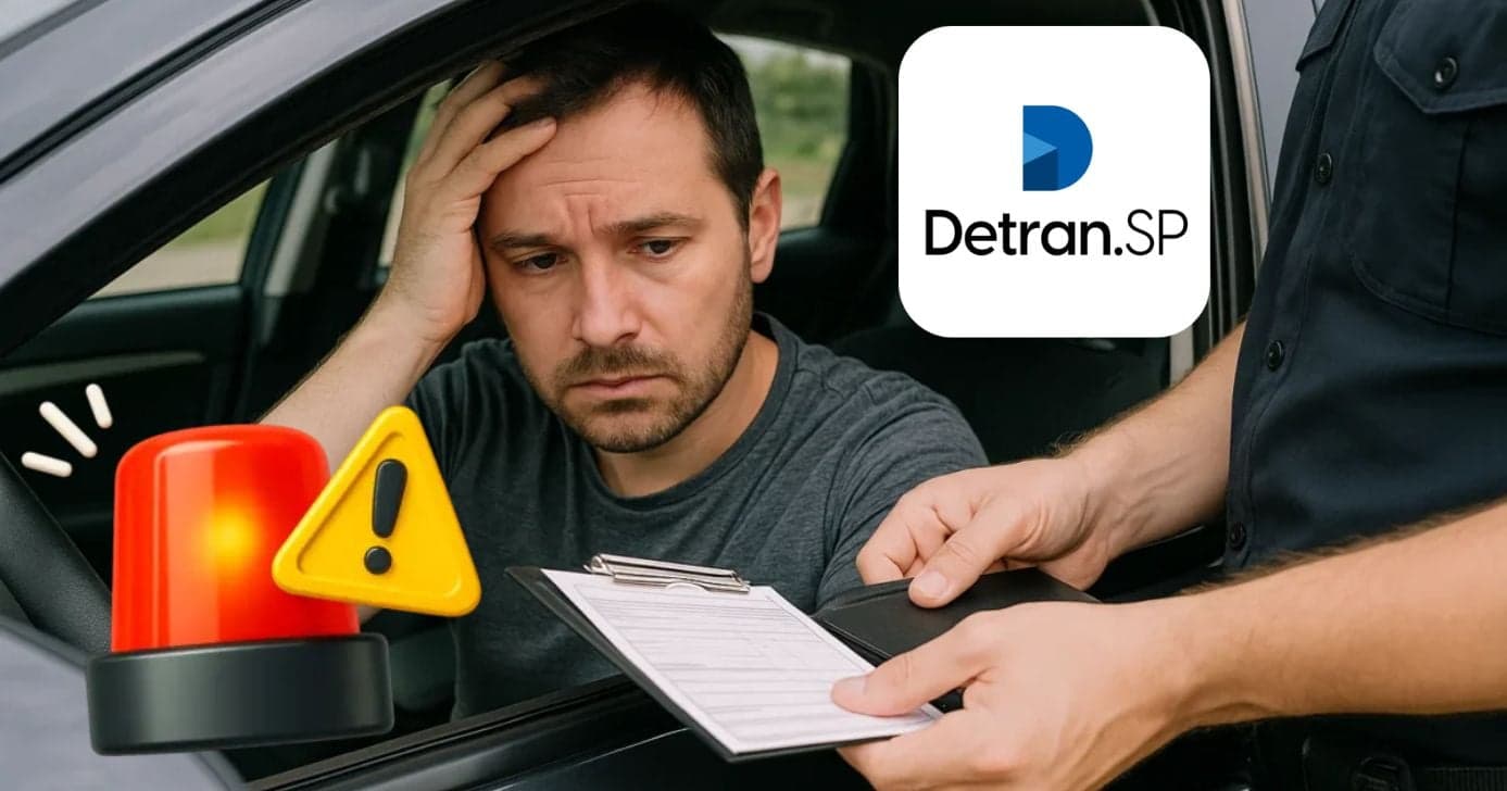 Detran comunica motoristas em SP com proibição que enche sua CNH de pontos