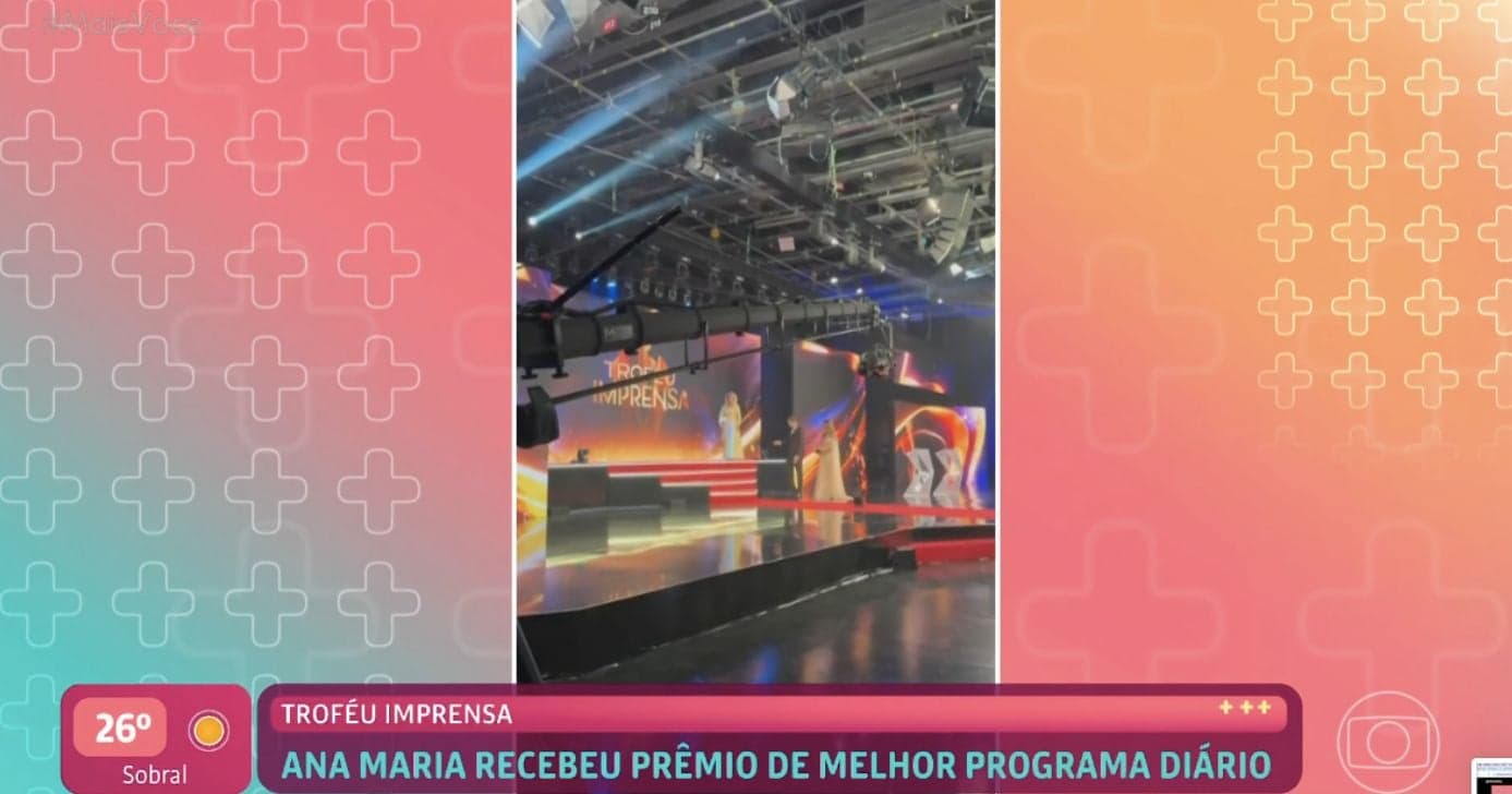 Ana Maria no Troféu Imprensa (Foto: Reprodução / Globo)