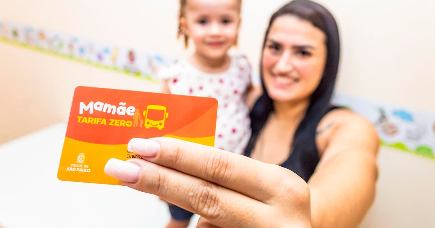 Bilhete Único Mamãe Tarifa Zero (Foto: Reprodução) 