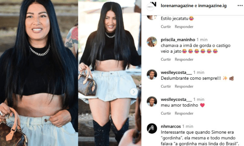 Foto inédita de Simaria acaba sendo divulgada e web não perdoa em comparação com Simone - Foto Instagram