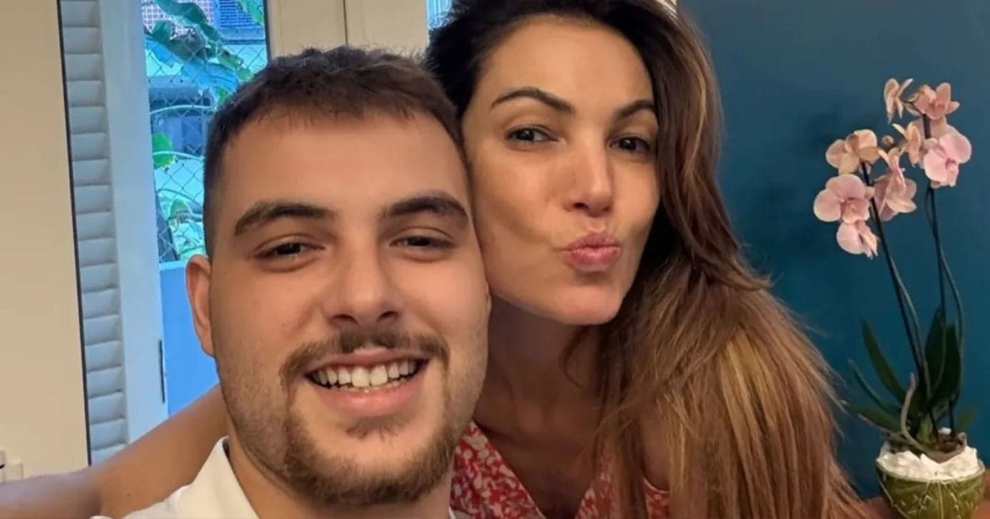 Patrícia Poeta e o filho, Felipe Poeta - Foto: Instagram