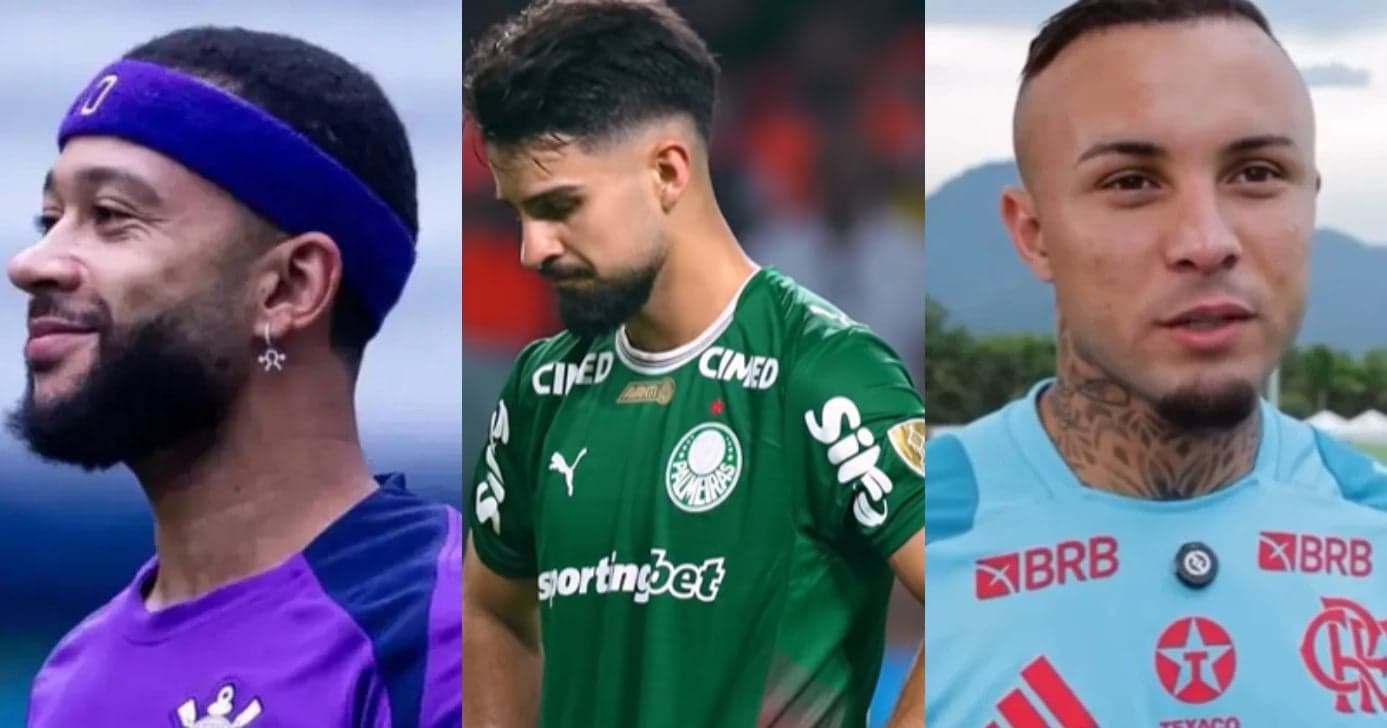 Depay saindo do Corinthians, Flaco do Palmeiras e Cebolinha do Fla: 3 bombas no Brasileirão 2026
