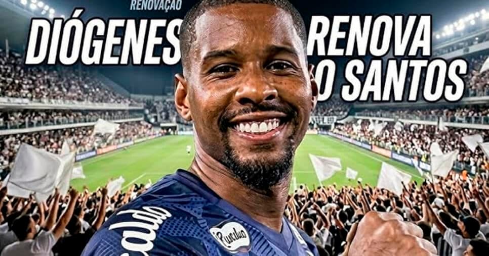 Goleiro Diógenes - Santos (Foto: Reprodução)