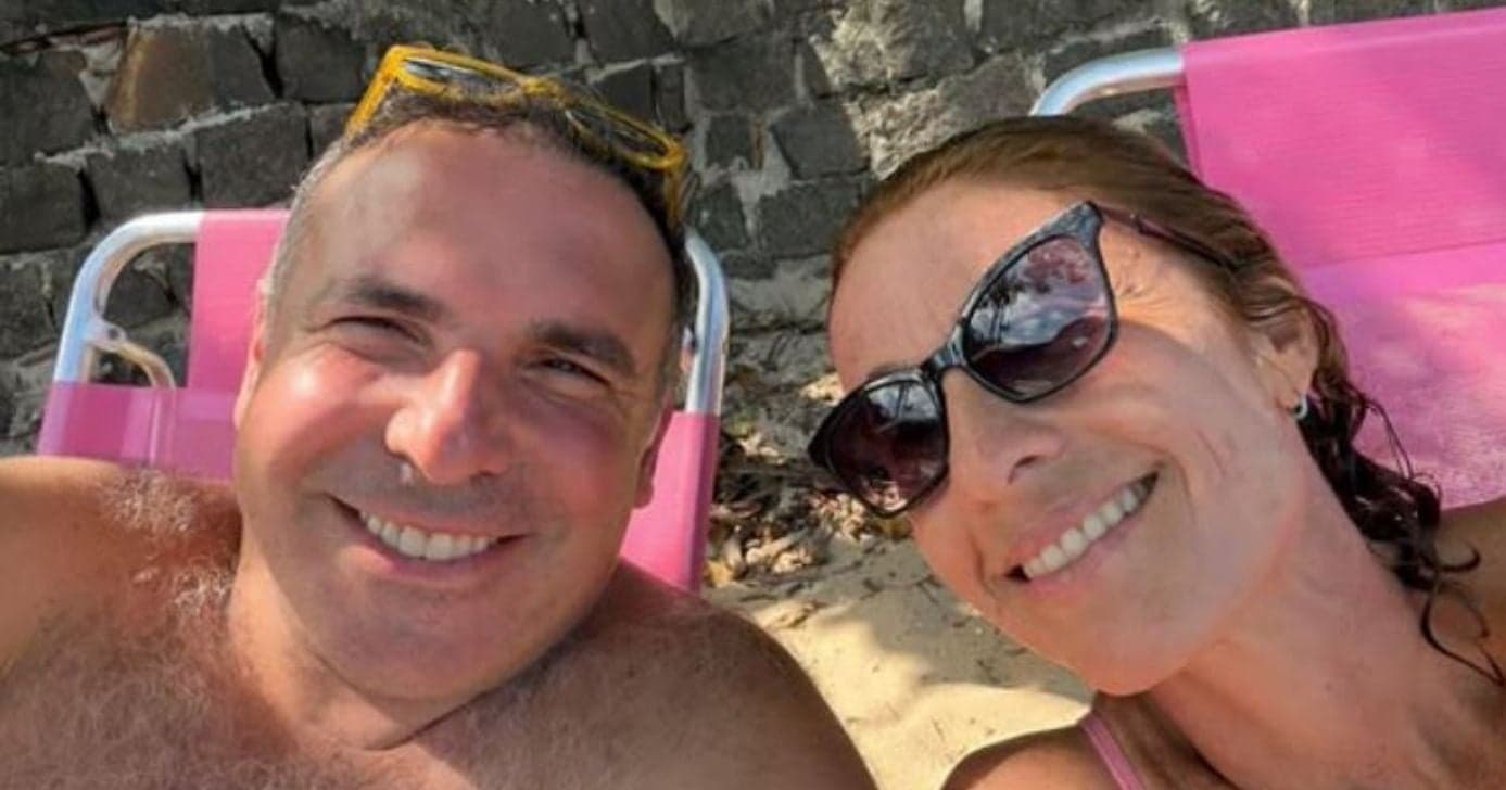 Gottino e a esposa Simone (Foto Reprodução/Instagram/@simonechiment)