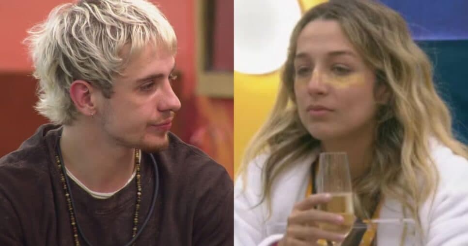 Juliano Floss e Samira no BBB26 (Foto: Reprodução / Globo)