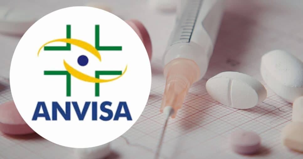 Logo Anvisa e medicamentos (Fotos: Reproduções / Internet / Canva)
